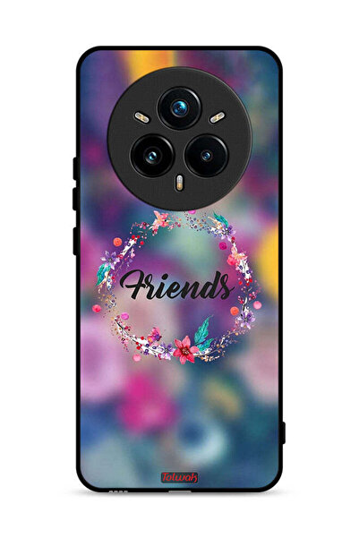 Tolwak غطاء حماية لهاتف Realme 14 Pro 5G برسومات خاتم "أصدقاء الزهور"
