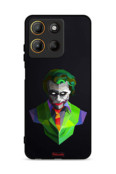 Tolwak غطاء حماية موتورولا موتو جي 15 بتصميم فن تجريدي للجوكر