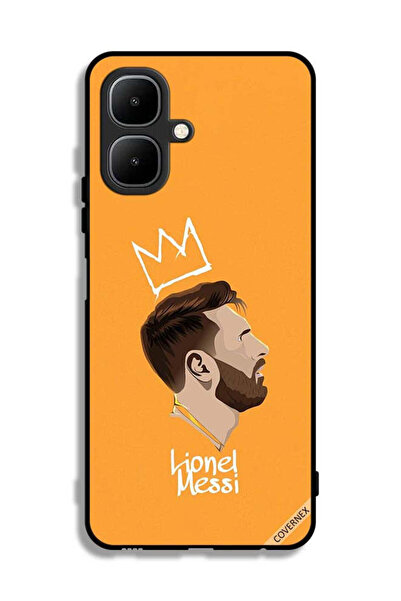 Covernex غطاء حماية لهاتف تكنو بوب 10 بتصميم ليو ميسي الملك