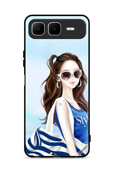 Covernex غطاء حماية لهاتف Infinix Smart 10 Plus بتصميم قميص