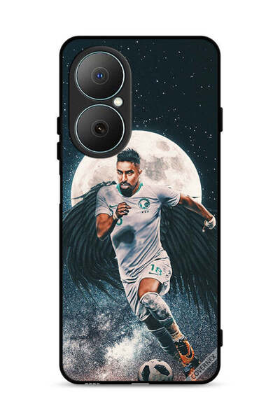 Covernex غطاء حماية لهاتف هواوي نوفا واي 73، سالم الدوسري يحمل كرة قدم
