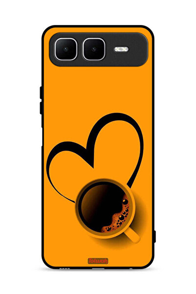 Tolwak غطاء حماية لهاتف Infinix Smart 10 Plus بتصميم فنجان قهوة