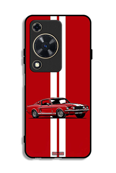 Tolwak Huawei Nova Y63 Protective Case Cover Vintage Car Abstract Art