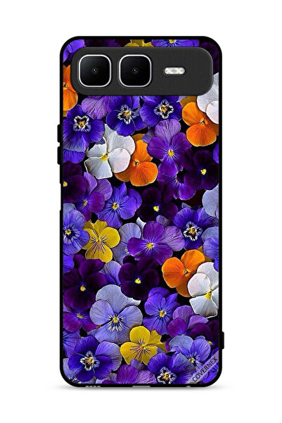 Covernex غطاء حماية لهاتف إنفينيكس سمارت 10 بلس بنقشة زهور صغيرة