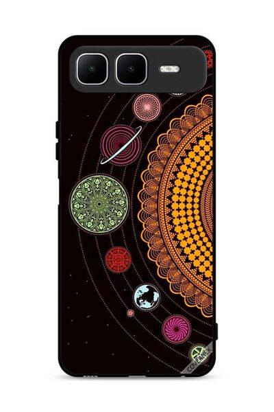 Covernex غطاء حماية لهاتف إنفينيكس سمارت ١٠ بلس بنقشة ماندالا للنظام الشمسي