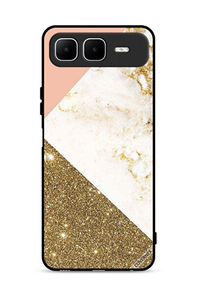 Covernex غطاء حماية لهاتف إنفينيكس سمارت 10 بلس بنقشة لامعة ورخامية