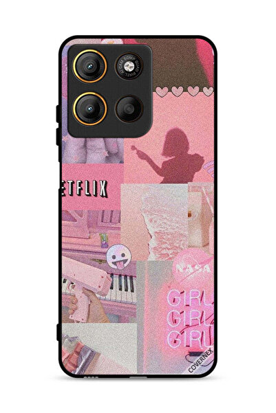 Covernex غطاء حماية موتورولا موتو جي 15 - مشبك فني للبنات