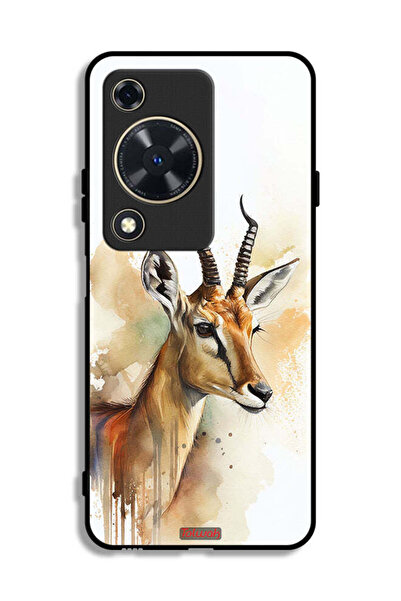 Tolwak غطاء حماية لهاتف هواوي نوفا Y72S بطبعة غزال تجريدية