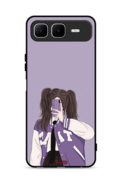 Tolwak غطاء حماية لهاتف Infinix Smart 10 Plus لالتقاط صور سيلفي