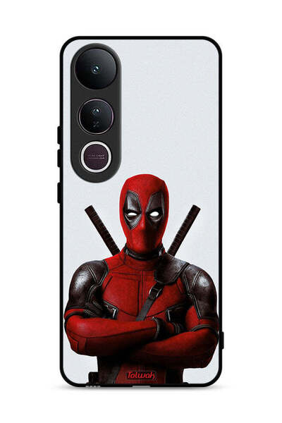 Tolwak غطاء حماية فيفو V50 لايت بتصميم ديدبول