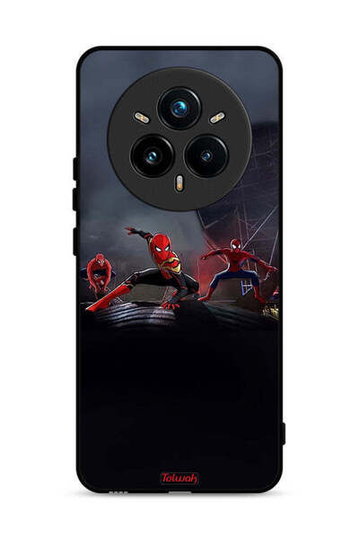 Tolwak Realme 14 Pro 5G Protective Case Cover Three Spiders