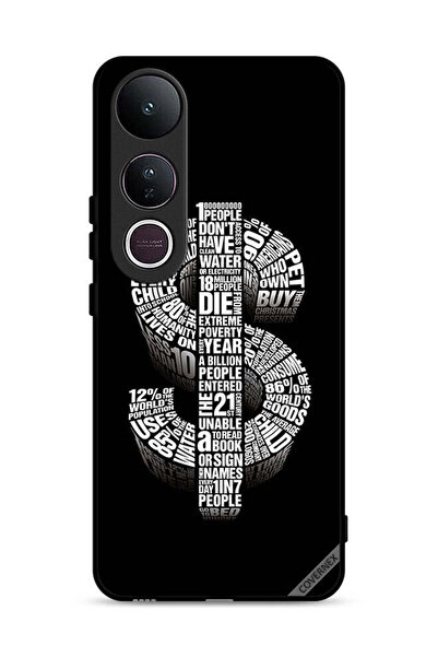 Covernex غطاء حماية لهاتف Vivo V50 Lite بنقشة دولار الخط