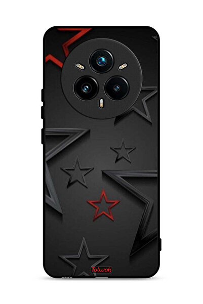 Tolwak غطاء حماية بنقشة نجوم لهاتف Realme 14 Pro Plus 5G
