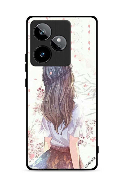Covernex غطاء حماية لهاتف Realme GT 7 5G، فتاة لطيفة في حالة تفكير عميق