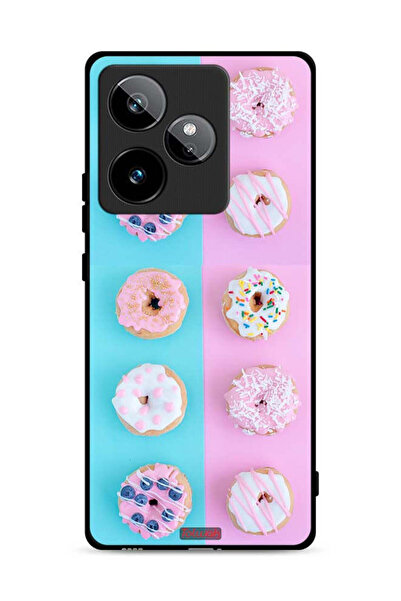 Tolwak غطاء حماية لهاتف Realme GT 7T 5G بنقشة هيذر دوناتس