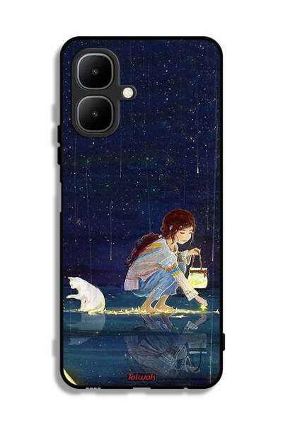 Tolwak غطاء حماية لهاتف إنفينيكس سمارت 10 برسومات نجوم التجميع