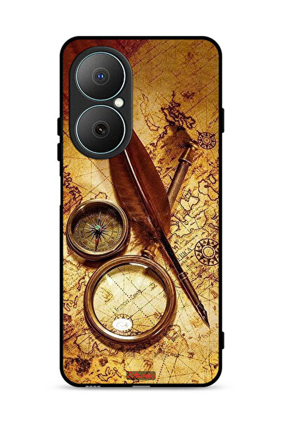 Tolwak غطاء حماية لهاتف هواوي نوفا Y73 بتصميم بوصلة عتيقة