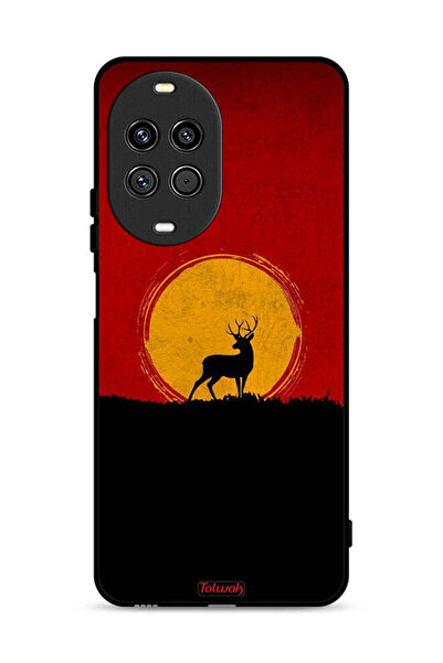 Tolwak غطاء حماية لهاتف هواوي نوفا 14 برو 5G بتصميم غزال وقمر