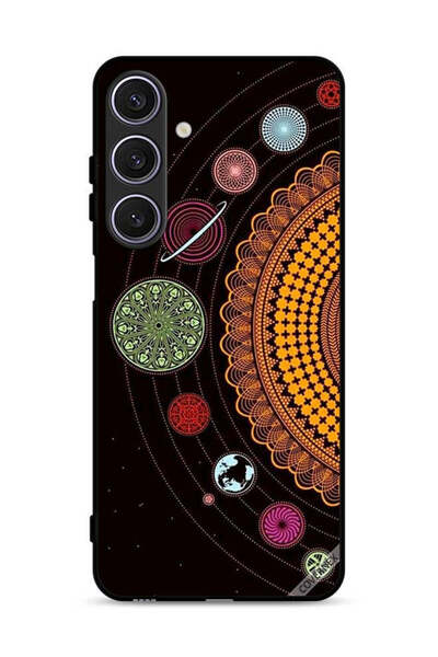 Covernex غطاء حماية لهاتف سامسونج جالاكسي A17 بتصميم ماندالا للنظام الشمسي