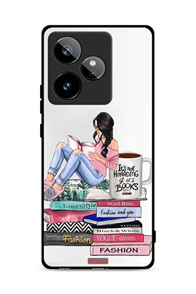 Tolwak غطاء حماية لهاتف Realme GT 7 5G برسومات كتب فنية للفتيات والموضة
