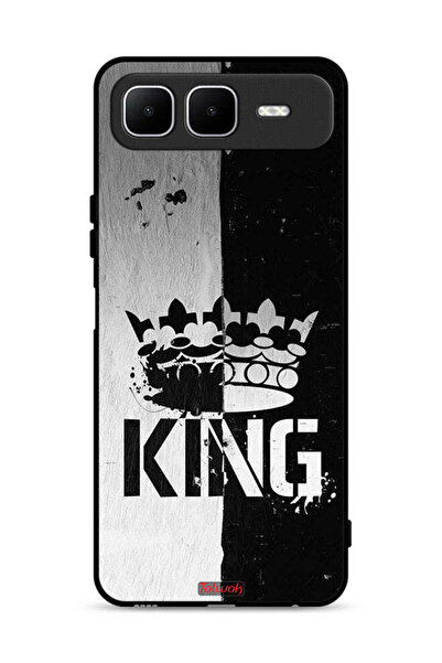 Tolwak Infinix Smart 10 Plus Protective Case Cover King Vintage