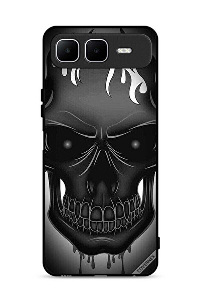 Covernex غطاء حماية لهاتف Infinix Smart 10 Plus برسومات جمجمة