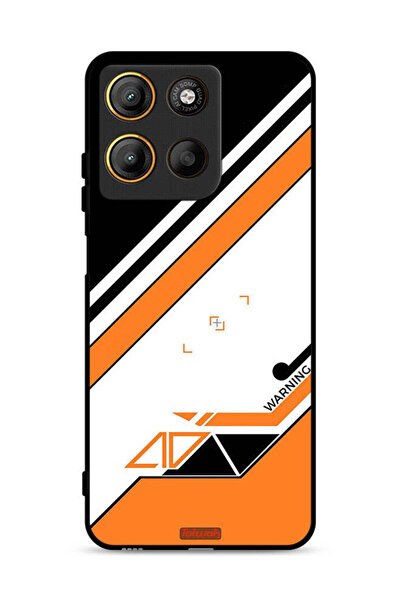 Tolwak غطاء حماية لهاتف Motorola Moto G15 تحذير