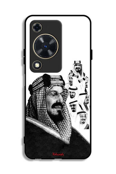 Tolwak غطاء حماية لهاتف هواوي نوفا Y72S - ملصق فني أبيض وأسود لملوك المملكة ا...