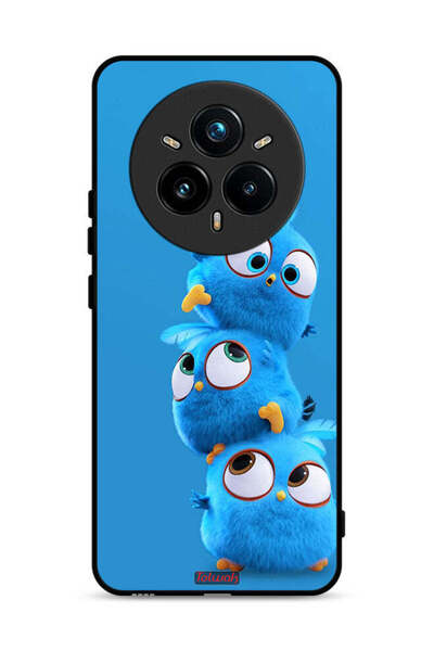 Tolwak غطاء حماية لهاتف Realme 14 Pro Plus 5G بنقشة طيور لطيفة