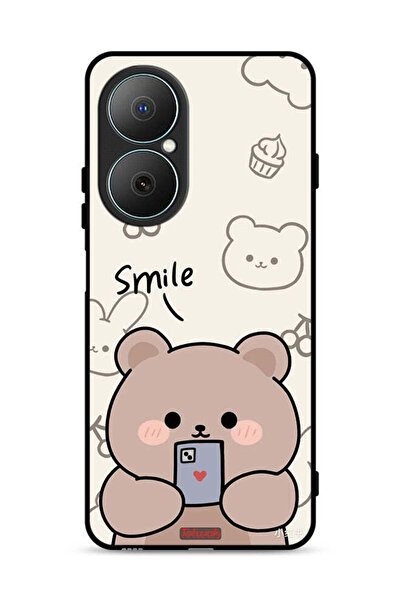 Tolwak غطاء حماية لهاتف هواوي نوفا Y73 برسومات الدب المبتسم