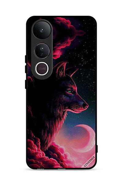 Covernex غطاء حماية فيفو V50 لايت بتصميم فن الذئب