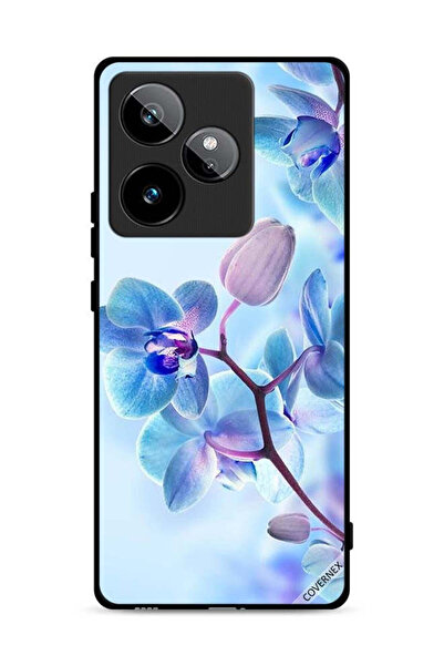 Covernex غطاء حماية لهاتف Realme GT 7T 5G بنقشة زهور الأوركيد