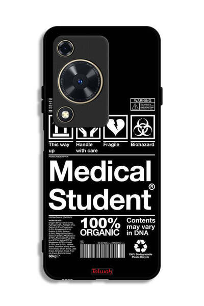 Tolwak غطاء حماية لهاتف هواوي نوفا Y72S، ملصق لطلاب الطب