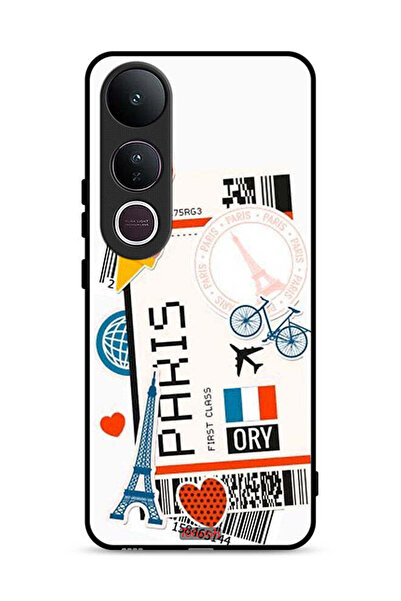 Tolwak غطاء حماية لهاتف Vivo V50 Lite بملصق باريس