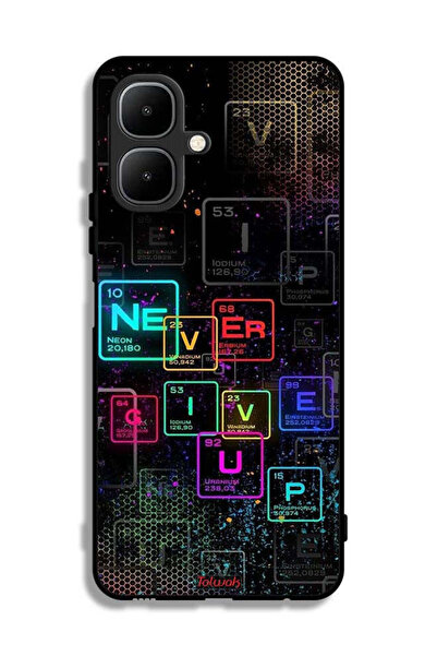 Tolwak غطاء حماية لهاتف Infinix Smart 10 - فن "لا تستسلم أبدًا"