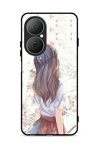 Covernex غطاء حماية لهاتف هواوي نوفا Y73 بطبعة فتاة لطيفة في حالة تفكير عميق