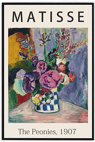 Today Idea زهور الفاوانيا الملونة من فكرة اليوم ١٩٠٧ - فن مستوحى من هنري ماتي...