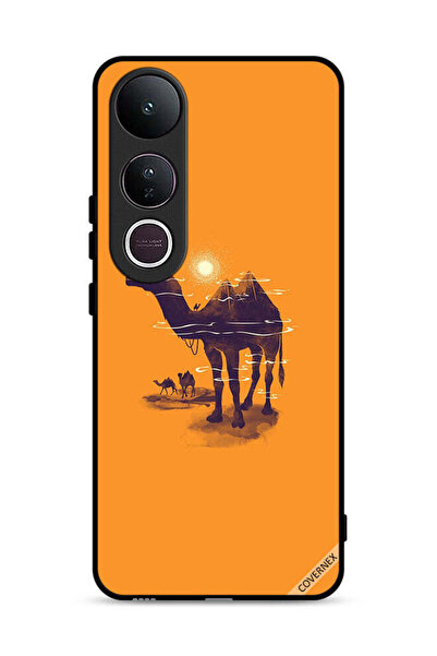 Covernex غطاء حماية فيفو V50 لايت برسومات جمالية وشمسية