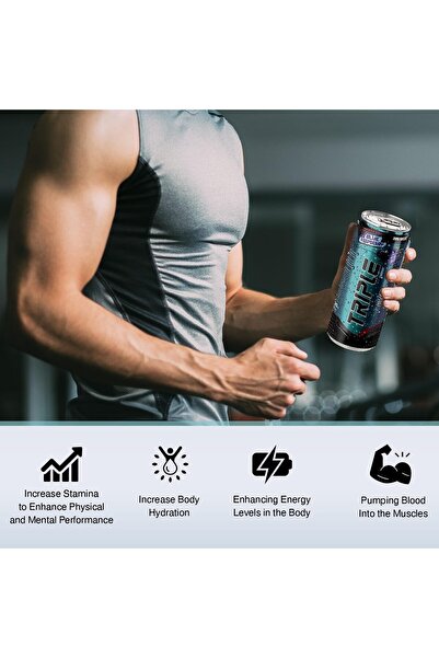 Laperva Triple Power Energy Drink, Blue Raspberry, 1 Piece