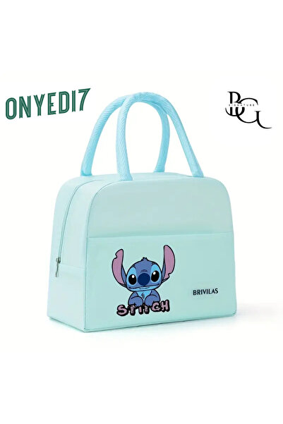 BGSignature Waterproof Thermal Lunch Bag - Insulated to Provide Hot & Cold Protection - Blue Stitch