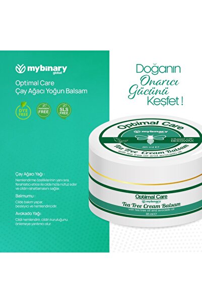 My Binary Global Optimal Care Çay Ağacı Yağı Krem Balsam 85 ml