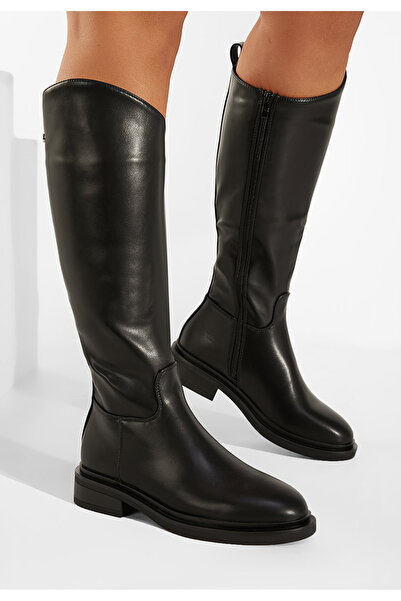 B T Shoes Γυναικείες Μπότες Μαύρα Braga