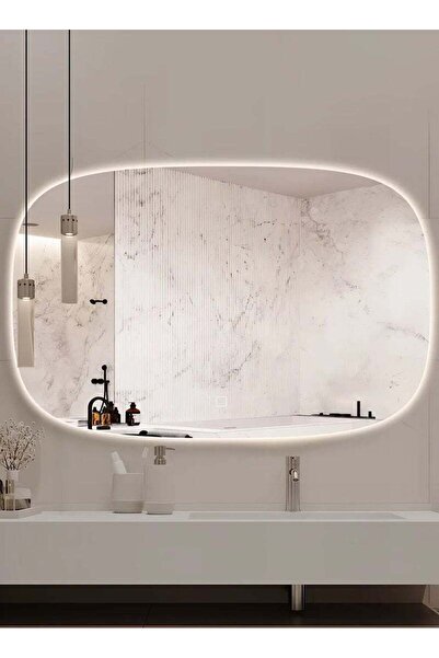 Taimi Elegant Makeup Mirror 80x60cm-beautiful Mirror With 3-levels Of Backlighting For Decoration