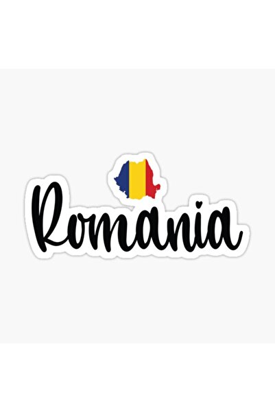 TSC Romania label sticker paste car leptop motorcycle 18cm