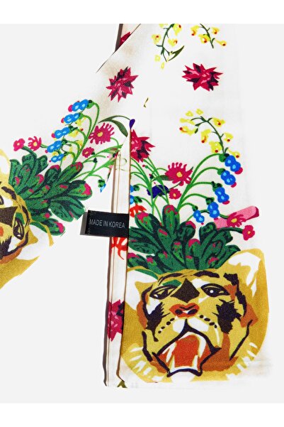 MAHLA Dog Scarf - Cat Scarf - Pet Accessory 50% Silk with Lion Image