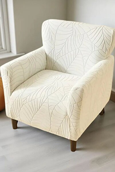 EvRosee Armchair Cover Single Sofa Cover Washable High Quality Sofa Cover Leaf Pattern
