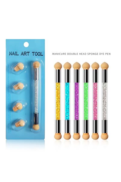 Anıl Gel Polish Protez Tırnak ; Nail Art Ombre Seti Süngeri