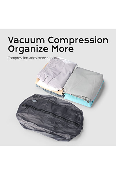 Mark Ryden Travel Compression Vacuum Bag, Manual Pump Inflatable Waterproof Nylon, Lightweight 170g