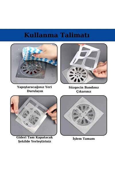 poswicon 10 Pcs Drain Sealer  Holder Self Adhesive Drain Cover 10 Pcs