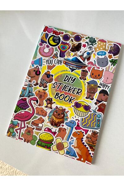 badescraft Sticker Book - Colorful and Assorted Sticker Book- Decal Notebook 16 Pages Sticker